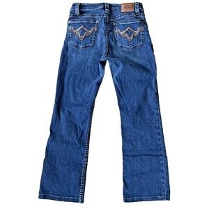 Shyanne Denim Blue Jeans, Med/Dark Wash, Women's Size 29x32, Boot Cut